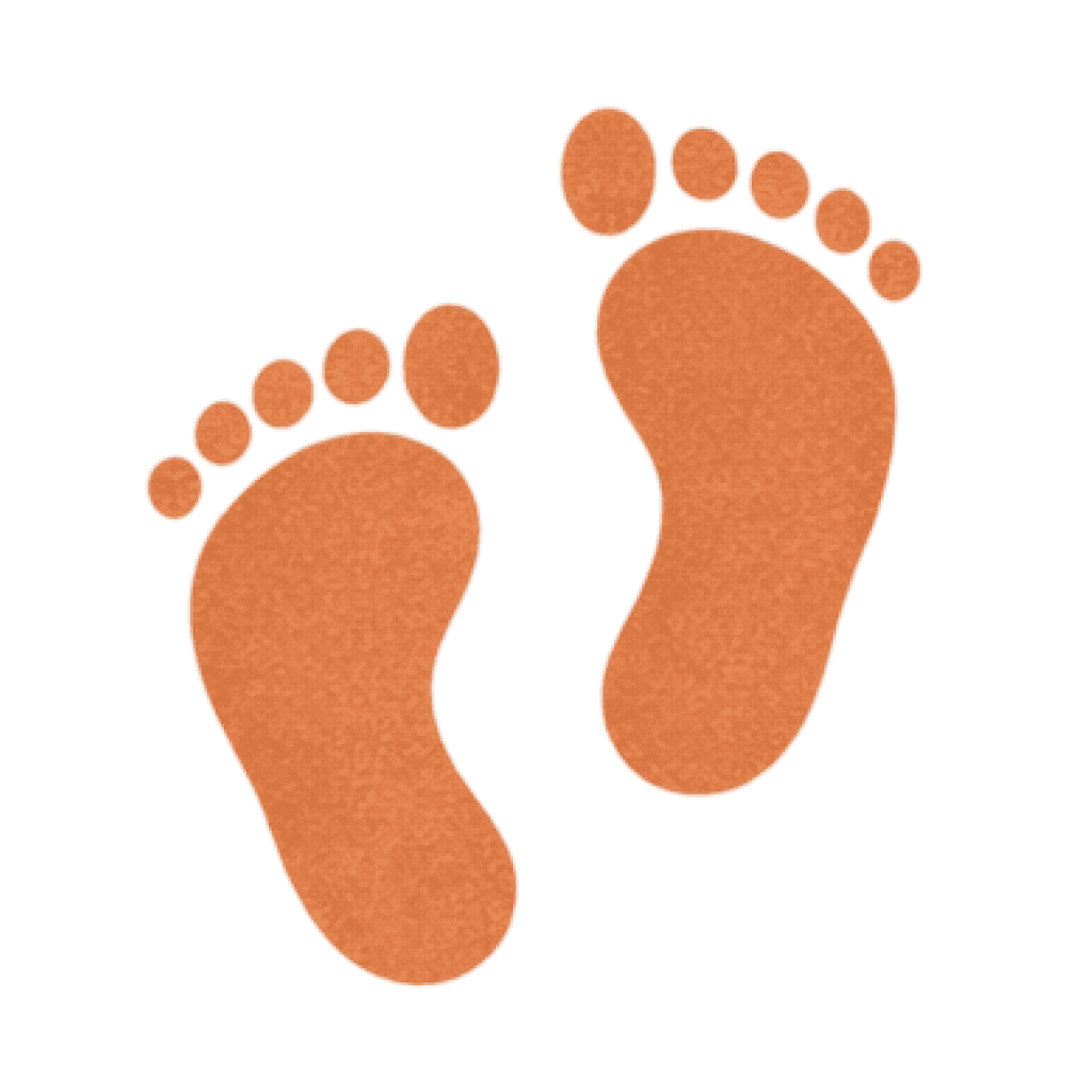 Footprints icon representing guidance